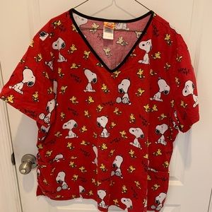 Snoopy Scrub Top